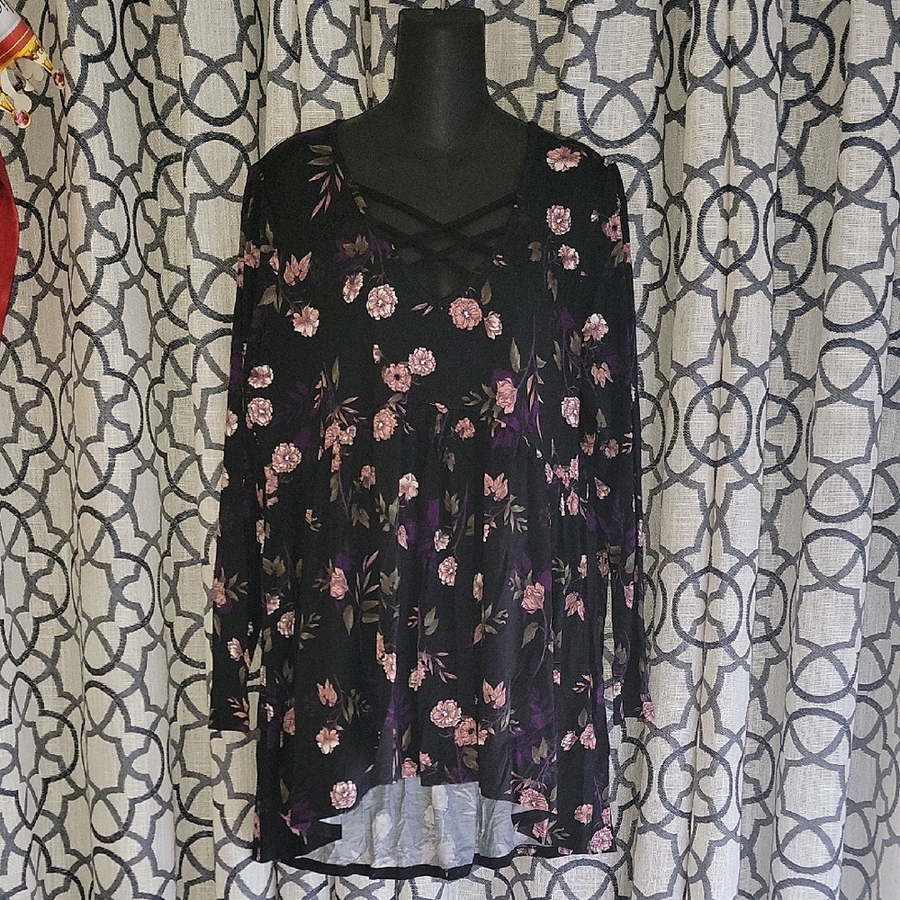 Torrid Strappy Babydoll Top